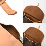 LOUIS VUITTON ルイヴィトン モノグラム ソミュール 30 ブラウン M42256 レディース モノグラムキャンバス ショルダーバッグ Bランク 中古 銀蔵