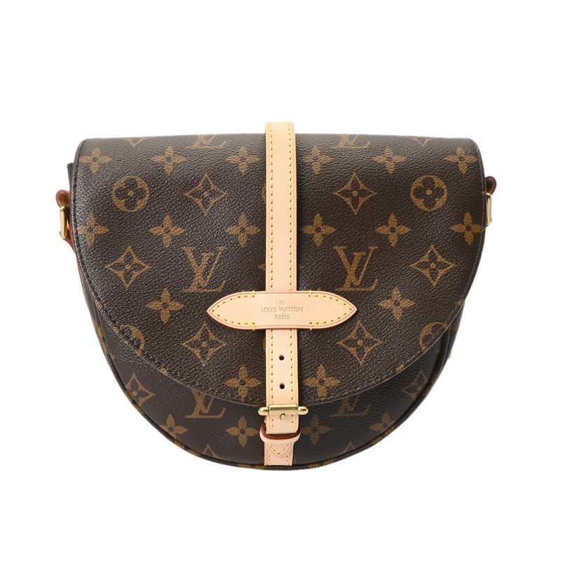 LOUIS VUITTON ルイヴィトン モノグラム シャンティ PM ブラウン M40646 ユニセックス モノグラムキャンバス ショルダーバッグ 新同 中古 銀蔵