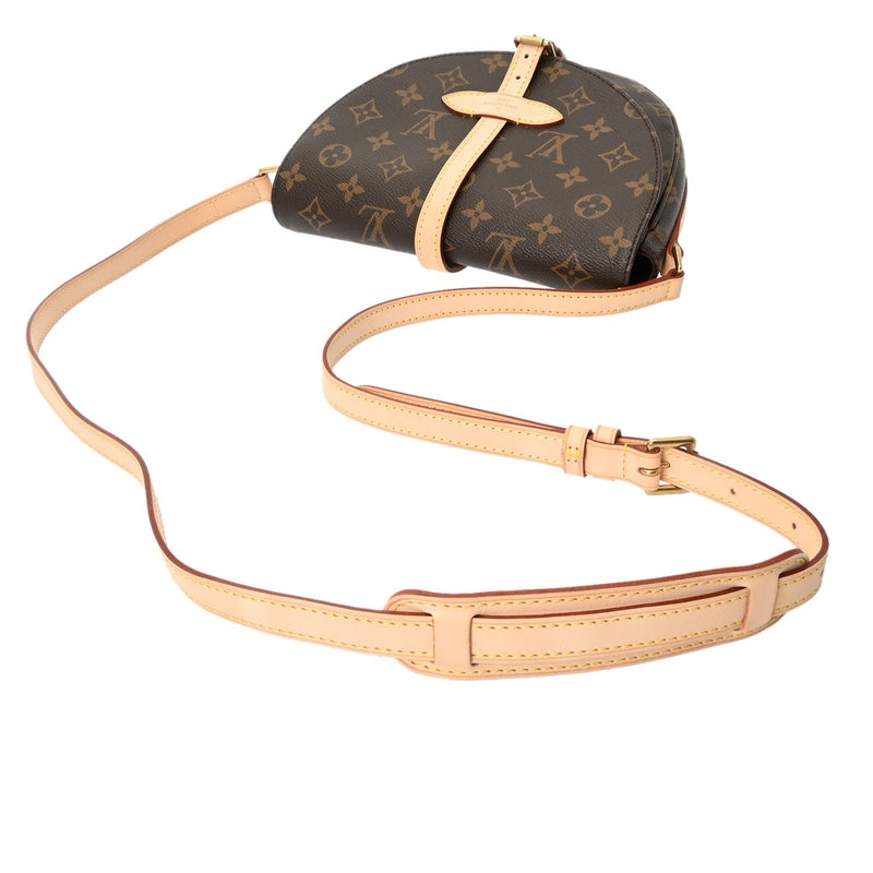 LOUIS VUITTON ルイヴィトン モノグラム シャンティ PM ブラウン M40646 ユニセックス モノグラムキャンバス ショルダーバッグ 新同 中古 銀蔵