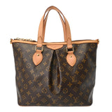 LOUIS VUITTON ルイヴィトン モノグラム パレルモ PM 2WAY ブラウン M40145 レディース モノグラムキャンバス ハンドバッグ Bランク 中古 銀蔵