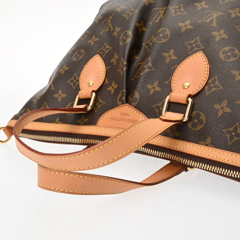 LOUIS VUITTON ルイヴィトン モノグラム パレルモ PM 2WAY ブラウン M40145 レディース モノグラムキャンバス ハンドバッグ Bランク 中古 銀蔵