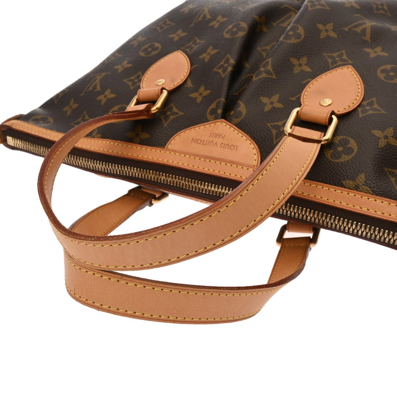 LOUIS VUITTON ルイヴィトン モノグラム パレルモ PM 2WAY ブラウン M40145 レディース モノグラムキャンバス ハンドバッグ Bランク 中古 銀蔵