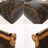 LOUIS VUITTON ルイヴィトン モノグラム パレルモ PM 2WAY ブラウン M40145 レディース モノグラムキャンバス ハンドバッグ Bランク 中古 銀蔵