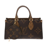 LOUIS VUITTON ルイヴィトン モノグラムリバース オンザゴー EW 2WAY ブラウン M46653 レディース モノグラムキャンバス ハンドバッグ Aランク 中古 銀蔵
