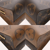 LOUIS VUITTON ルイヴィトン モノグラムリバース オンザゴー EW 2WAY ブラウン M46653 レディース モノグラムキャンバス ハンドバッグ Aランク 中古 銀蔵