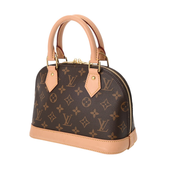 LOUIS VUITTON ルイヴィトン モノグラム アルマ BB 2WAY ブラウン M46990 レディース モノグラムキャンバス ハンドバッグ Aランク 中古 銀蔵