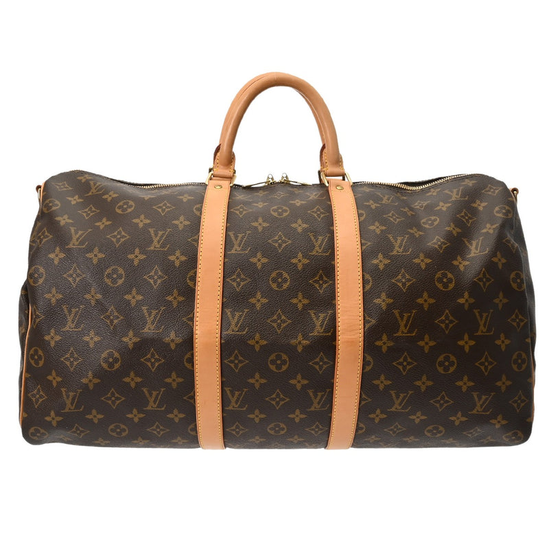 LOUIS VUITTON ルイヴィトン モノグラム キーポルバンドリエール 50 ブラウン M41416 レディース モノグラムキャンバス ボストンバッグ ABランク 中古 銀蔵