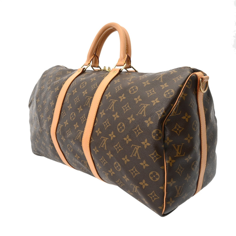 LOUIS VUITTON ルイヴィトン モノグラム キーポルバンドリエール 50 ブラウン M41416 レディース モノグラムキャンバス ボストンバッグ ABランク 中古 銀蔵