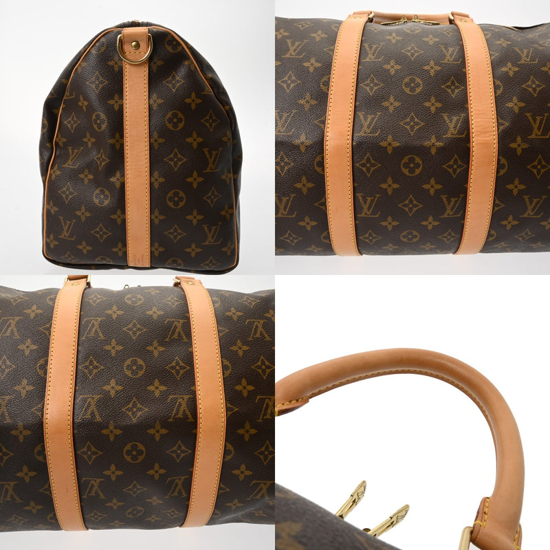 LOUIS VUITTON ルイヴィトン モノグラム キーポルバンドリエール 50 ブラウン M41416 レディース モノグラムキャンバス ボストンバッグ ABランク 中古 銀蔵