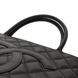 CHANEL シャネル 復刻トート ブラック A01804 レディース キャビアスキン トートバッグ ABランク 中古 銀蔵