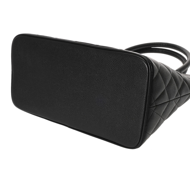 CHANEL シャネル 復刻トート ブラック A01804 レディース キャビアスキン トートバッグ ABランク 中古 銀蔵