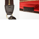 LOUIS VUITTON ルイヴィトン ダミエ ミニ ポシェット アクセソワール 新型 ブラウン N41206 レディース ダミエキャンバス アクセサリーポーチ ABランク 中古 銀蔵