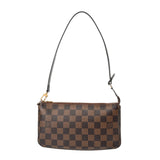 LOUIS VUITTON ルイヴィトン ダミエ ミニ ポシェット アクセソワール 新型 ブラウン N41206 レディース ダミエキャンバス アクセサリーポーチ ABランク 中古 銀蔵