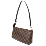 LOUIS VUITTON ルイヴィトン ダミエ ミニ ポシェット アクセソワール 新型 ブラウン N41206 レディース ダミエキャンバス アクセサリーポーチ ABランク 中古 銀蔵