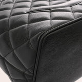 CHANEL シャネル 復刻トート ブラック A01804 レディース キャビアスキン トートバッグ ABランク 中古 銀蔵