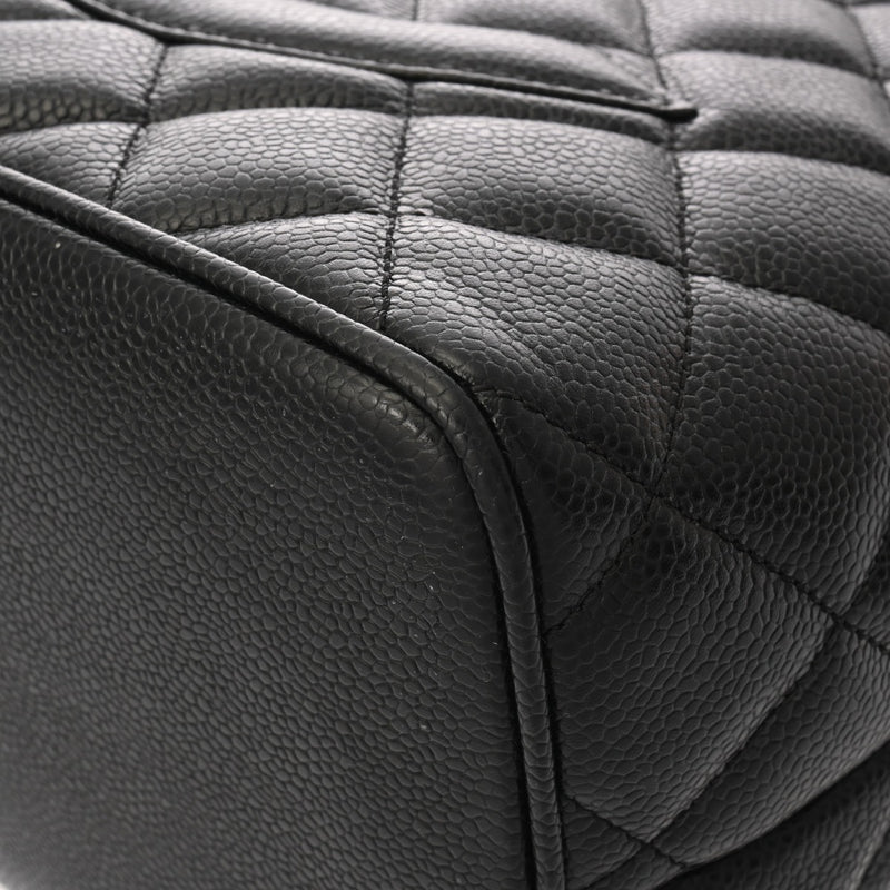 CHANEL シャネル 復刻トート ブラック A01804 レディース キャビアスキン トートバッグ ABランク 中古 銀蔵