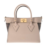 LOUIS VUITTON ルイヴィトン モノグラム オンマイサイド PM グレージュ M57729 レディース モノグラムキャンバス カーフ 2WAYバッグ Aランク 中古 銀蔵