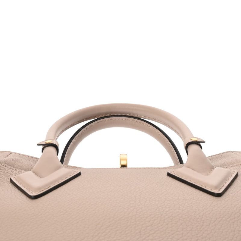 LOUIS VUITTON ルイヴィトン モノグラム オンマイサイド PM グレージュ M57729 レディース モノグラムキャンバス カーフ 2WAYバッグ Aランク 中古 銀蔵