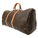 LOUIS VUITTON ルイヴィトン モノグラム キーポルバンドリエール 60 ブラウン M41412 ユニセックス モノグラムキャンバス ボストンバッグ Bランク 中古 銀蔵