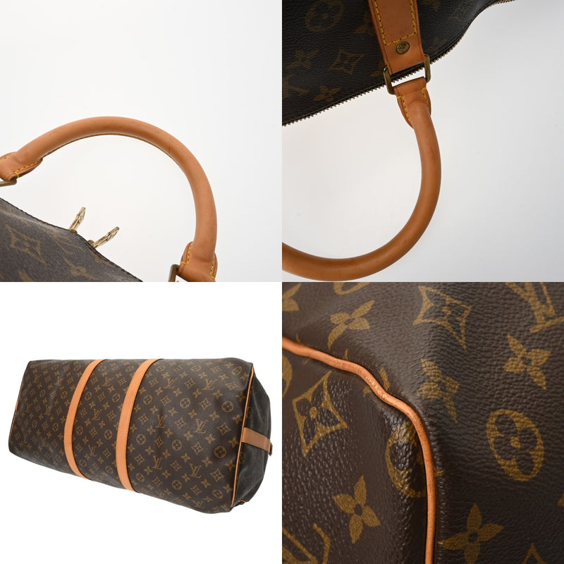 LOUIS VUITTON ルイヴィトン モノグラム キーポルバンドリエール 60 ブラウン M41412 ユニセックス モノグラムキャンバス ボストンバッグ Bランク 中古 銀蔵