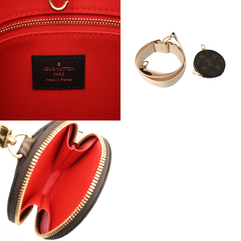 LOUIS VUITTON ルイヴィトン モノグラムリバース オンザゴー PM ブラウン M46373 レディース モノグラムキャンバス ハンドバッグ 未使用 銀蔵