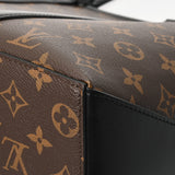 LOUIS VUITTON ルイヴィトン モノグラム マカサー ウィークエンド トート PM 2WAY ブラウン/ノワール M45734 メンズ モノグラムマカサー トートバッグ 新同 中古 銀蔵