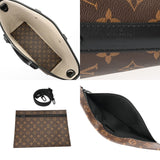 LOUIS VUITTON ルイヴィトン モノグラム マカサー ウィークエンド トート PM 2WAY ブラウン/ノワール M45734 メンズ モノグラムマカサー トートバッグ 新同 中古 銀蔵