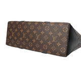 LOUIS VUITTON ルイヴィトン モノグラム マカサー ウィークエンド トート PM 2WAY ブラウン/ノワール M45734 メンズ モノグラムマカサー トートバッグ 新同 中古 銀蔵