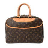 LOUIS VUITTON ルイヴィトン モノグラム ドーヴィル ブラウン M47270 レディース モノグラムキャンバス ハンドバッグ Bランク 中古 銀蔵