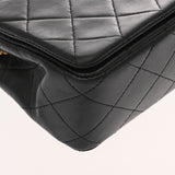 CHANEL シャネル マトラッセ チェーンショルダー 19cm ブラック レディース ラムスキン ショルダーバッグ ABランク 中古 銀蔵