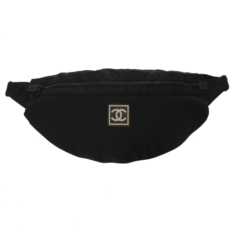 CHANEL シャネル スポーツライン ショルダーバッグ ブラック レディース ナイロン ショルダーバッグ ABランク 中古 銀蔵