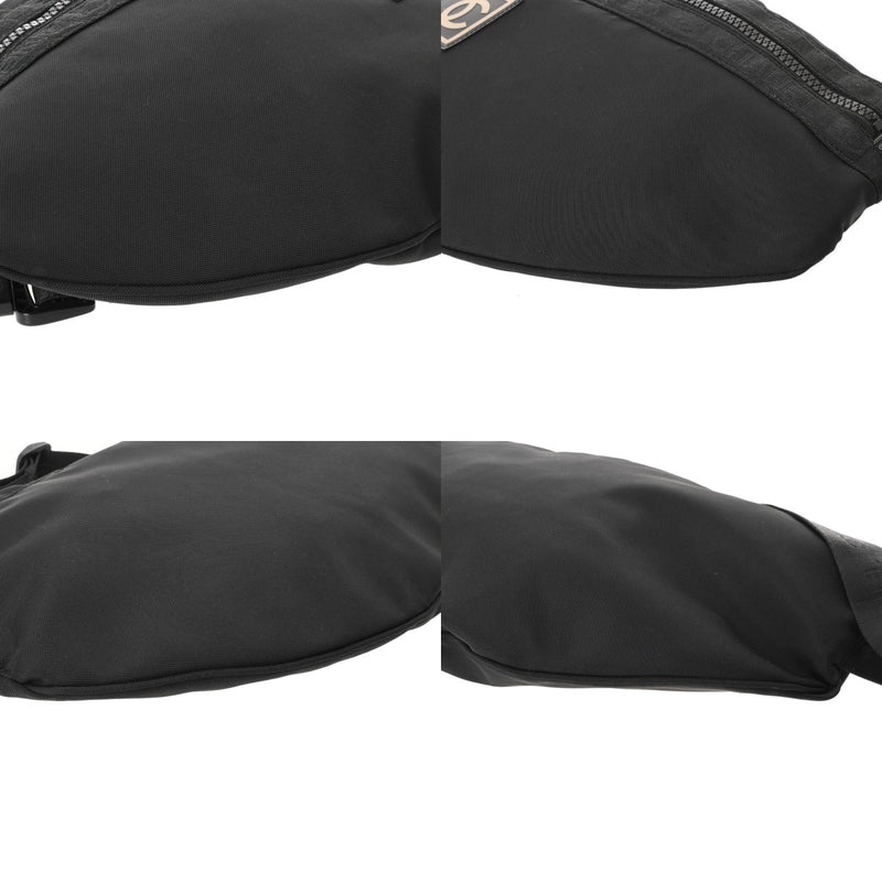 CHANEL シャネル スポーツライン ショルダーバッグ ブラック レディース ナイロン ショルダーバッグ ABランク 中古 銀蔵