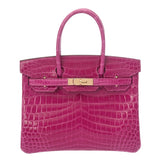 HERMES エルメス バーキン 30 SPオーダー ローズシェヘラザード D刻印(2019年頃) レディース ニロティカスリセ ハンドバッグ Aランク 中古 銀蔵