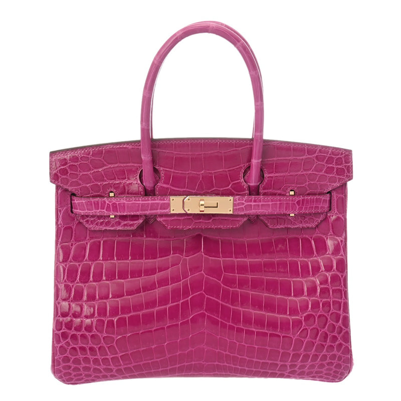 HERMES エルメス バーキン 30 SPオーダー ローズシェヘラザード D刻印(2019年頃) レディース ニロティカスリセ ハンドバッグ Aランク 中古 銀蔵