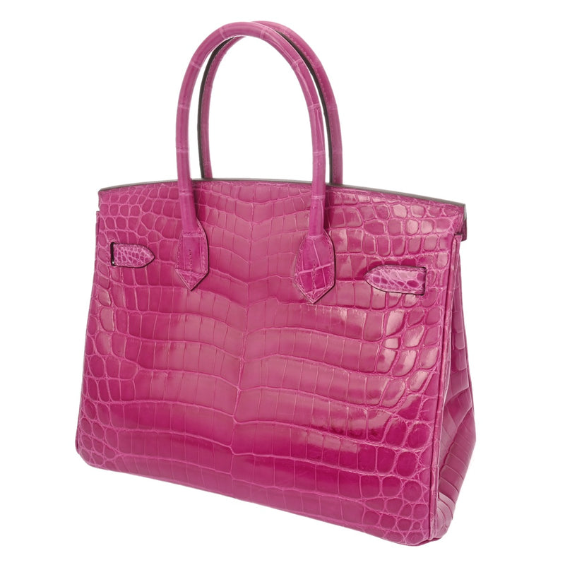 HERMES エルメス バーキン 30 SPオーダー ローズシェヘラザード D刻印(2019年頃) レディース ニロティカスリセ ハンドバッグ Aランク 中古 銀蔵