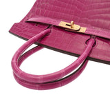 HERMES エルメス バーキン 30 SPオーダー ローズシェヘラザード D刻印(2019年頃) レディース ニロティカスリセ ハンドバッグ Aランク 中古 銀蔵