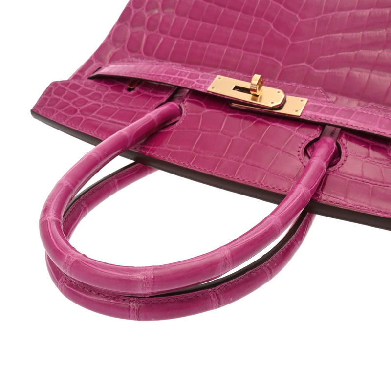 HERMES エルメス バーキン 30 SPオーダー ローズシェヘラザード D刻印(2019年頃) レディース ニロティカスリセ ハンドバッグ Aランク 中古 銀蔵