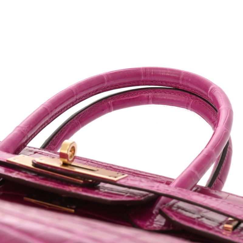 HERMES エルメス バーキン 30 SPオーダー ローズシェヘラザード D刻印(2019年頃) レディース ニロティカスリセ ハンドバッグ Aランク 中古 銀蔵