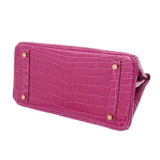 HERMES エルメス バーキン 30 SPオーダー ローズシェヘラザード D刻印(2019年頃) レディース ニロティカスリセ ハンドバッグ Aランク 中古 銀蔵