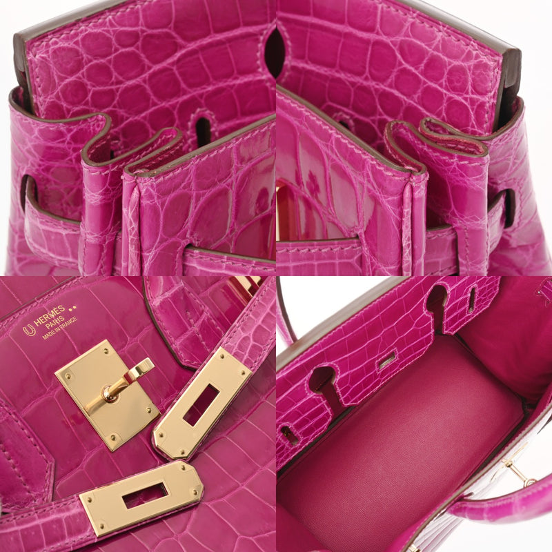 HERMES エルメス バーキン 30 SPオーダー ローズシェヘラザード D刻印(2019年頃) レディース ニロティカスリセ ハンドバッグ Aランク 中古 銀蔵