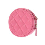 CHANEL シャネル ミニクラシック チェーンショルダー ピンク AP0245 ユニセックス キャビアスキン ショルダーバッグ Aランク 中古 銀蔵