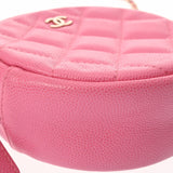 CHANEL シャネル ミニクラシック チェーンショルダー ピンク AP0245 ユニセックス キャビアスキン ショルダーバッグ Aランク 中古 銀蔵