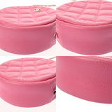 CHANEL シャネル ミニクラシック チェーンショルダー ピンク AP0245 ユニセックス キャビアスキン ショルダーバッグ Aランク 中古 銀蔵