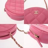 CHANEL シャネル ミニクラシック チェーンショルダー ピンク AP0245 ユニセックス キャビアスキン ショルダーバッグ Aランク 中古 銀蔵