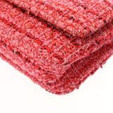 CHANEL シャネル チェーンウォレット レッド レディース ツイード ショルダーバッグ Aランク 中古 銀蔵