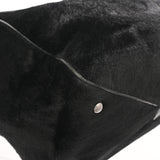 CHANEL シャネル チェーントート ブラック レディース ハラコ レザー トートバッグ ABランク 中古 銀蔵