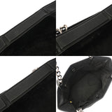 CHANEL シャネル チェーントート ブラック レディース ハラコ レザー トートバッグ ABランク 中古 銀蔵