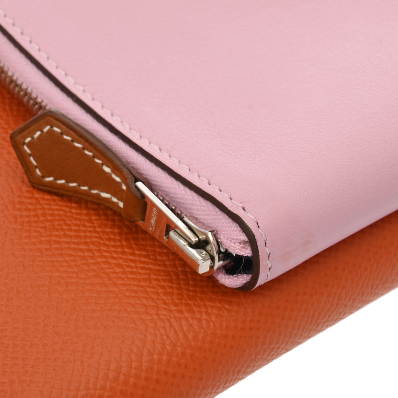 HERMES エルメス ヌーヴォートゥーゴー テールバテュー モーヴシルベストル U刻印(2022年頃) レディース スイフト エプソン 長財布 Aランク 中古 銀蔵