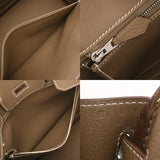 HERMES エルメス バーキン 25 エトゥープ W刻印(2024年頃) レディース トゴ ハンドバッグ 未使用 銀蔵