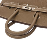 HERMES エルメス バーキン 25 エトゥープ W刻印(2024年頃) レディース トゴ ハンドバッグ 未使用 銀蔵